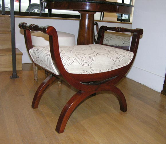 #3225 Pair of Walnut Stools