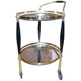 #3709 Petite Round Trolley/ Serving Cart