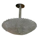 #3631 Flush Mount Murano Glass Light Fixture