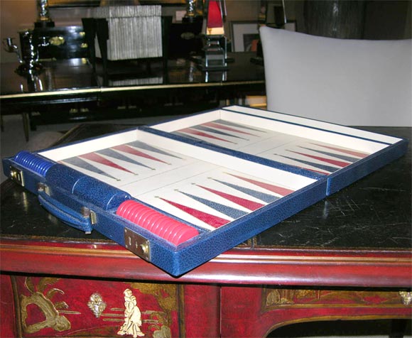 Vintage ASPREY of London backgammon board In Good Condition In New York, NY