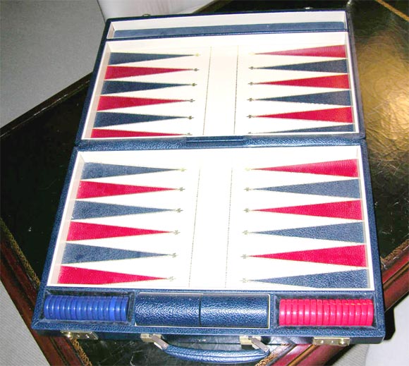 Vintage ASPREY of London backgammon board 1