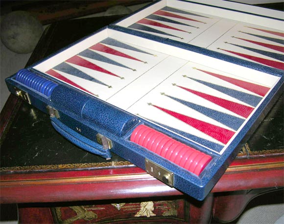 Vintage ASPREY of London backgammon board 2