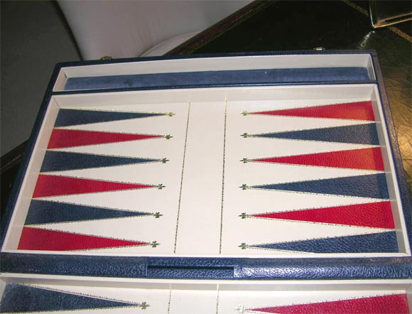 Vintage ASPREY of London backgammon board 3