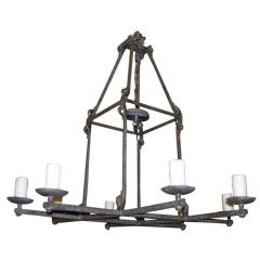 Italian Iron Chandelier