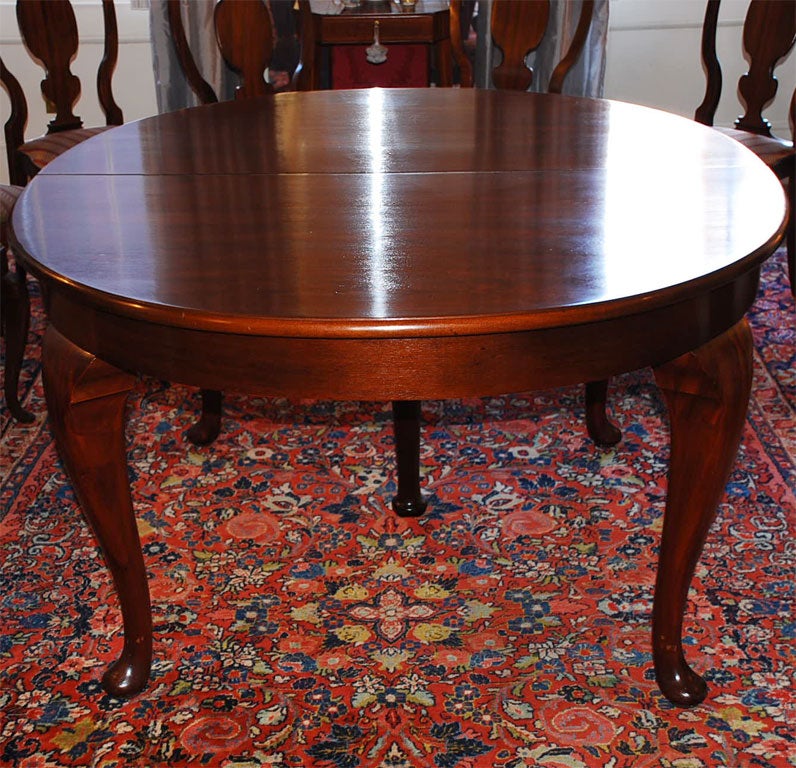 solid mahogany dining table set
