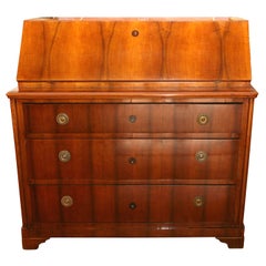 Antique German Biedermeier Slant-Front Desk