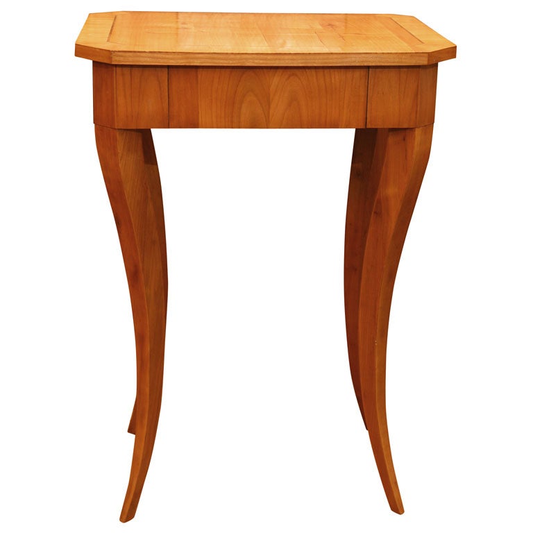 Biedermeier Style Single Drawer Table