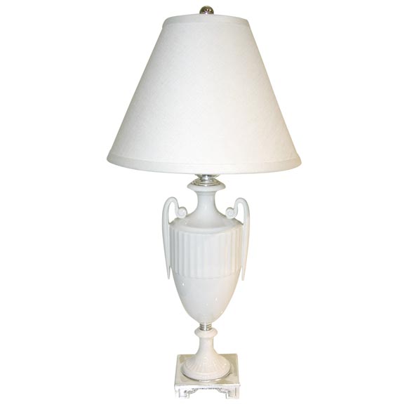 Porcelain Urn  Lamp by Lenox