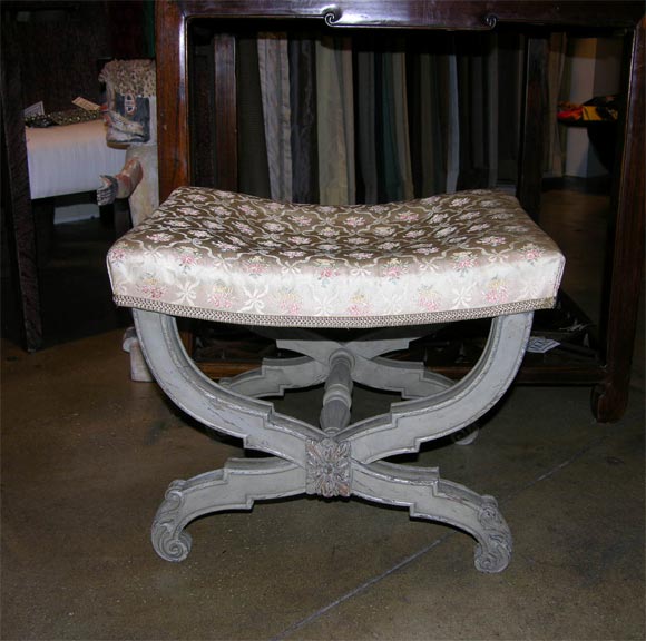 18th Century and Earlier Antique Swedish Louis XVI Foot stool.