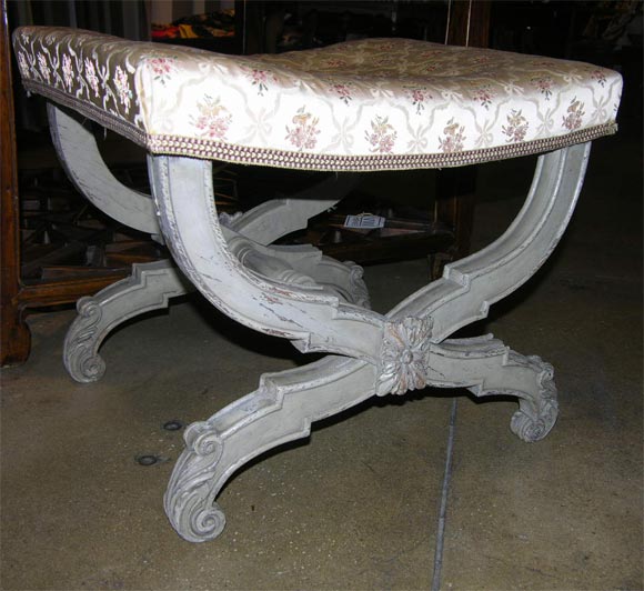 Antique Swedish Louis XVI Foot stool. 2