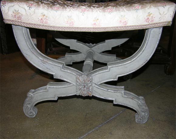 Antique Swedish Louis XVI Foot stool. 3