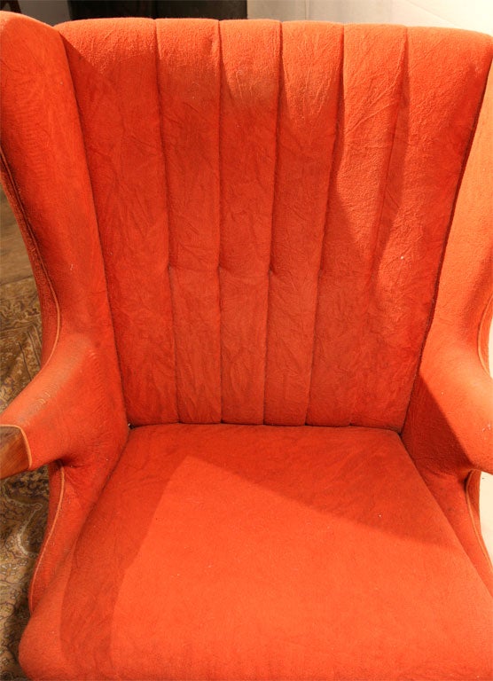 Red 'Papa Bear' Chair by Svend Skipper 1