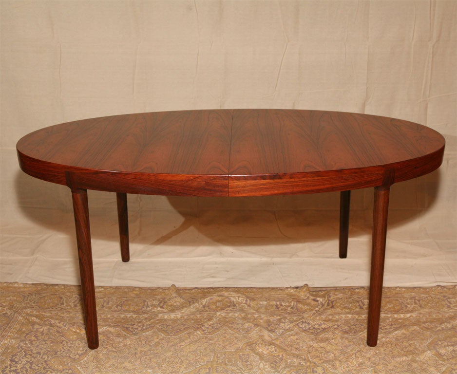 Oval Rosewood Dining Table