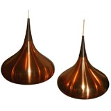 Pair of 'Hershey Kiss' Lamps by Jo Hammerborg