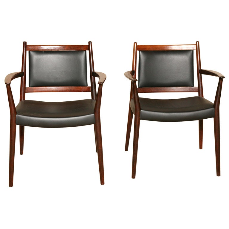 Pair of Armchairs by Steffan Larsen For Sale