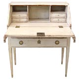 Lady's Writing Desk in White Paint