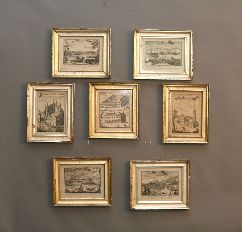 Set of Engraved Views  of Copenhagen