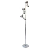 Chrome Three Light Floor Lamp