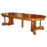 Biedermeier  Circular  Extending Dining Table