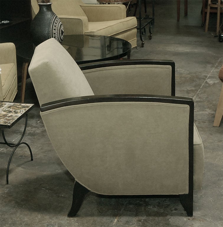 French Elegant Art Deco Lounge Chair