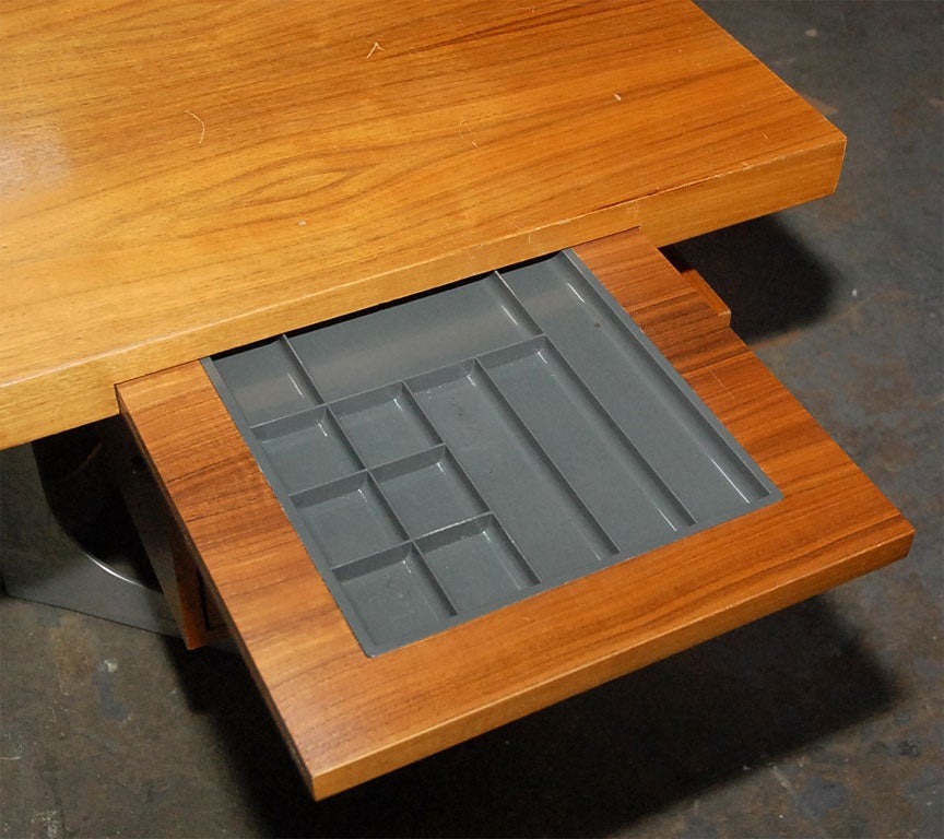 Wood Herbert Hirche Desk by Christian Holzapfel