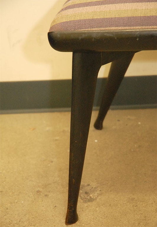 Ico Parisi Ebonized Wood Chair 2