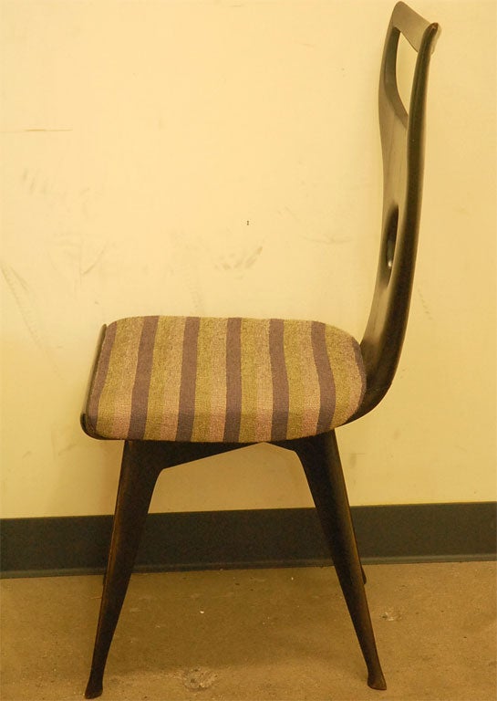 Ico Parisi Ebonized Wood Chair 3