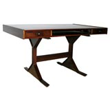 A Rosewood Partners Desk by Gianfranco Frattini for Bernini.