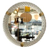 Venini Dimante Glass Mirror