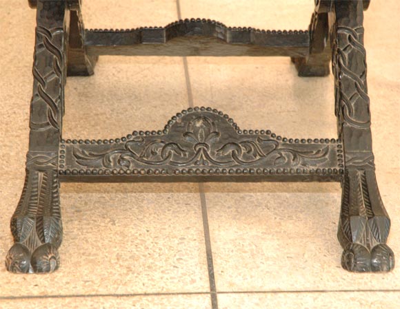 Pair of Renaissance Style Campaign Stools 1