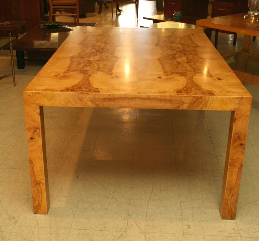 American Burl wood table For Sale