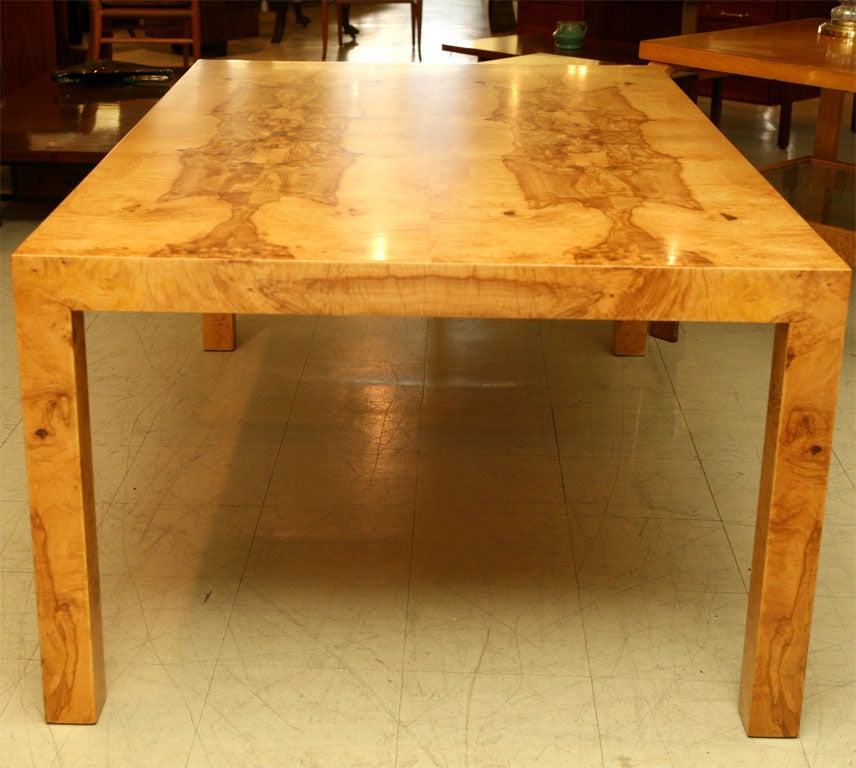 Mid-20th Century Burl wood table For Sale