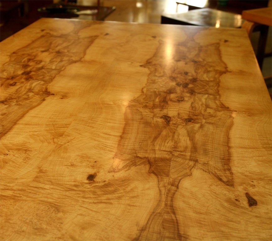 Burl wood table For Sale 1