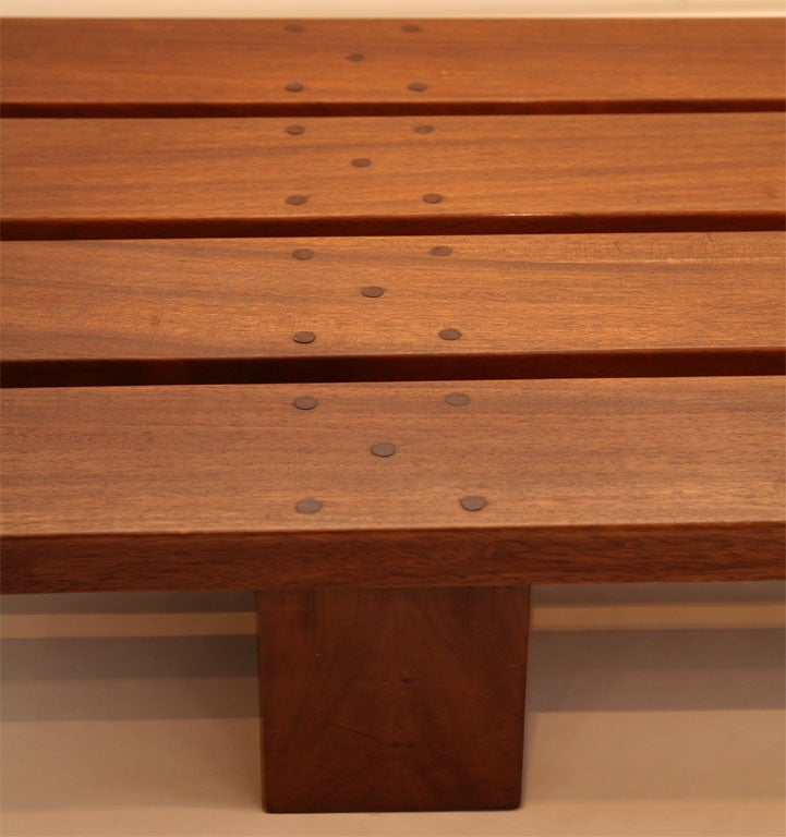 Mid-20th Century Pierre Chapo Low Table / Bench