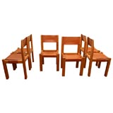 Set of Six French Chairs