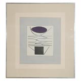 "Composition" Serigraph by Victor Vasarely, dated 1959