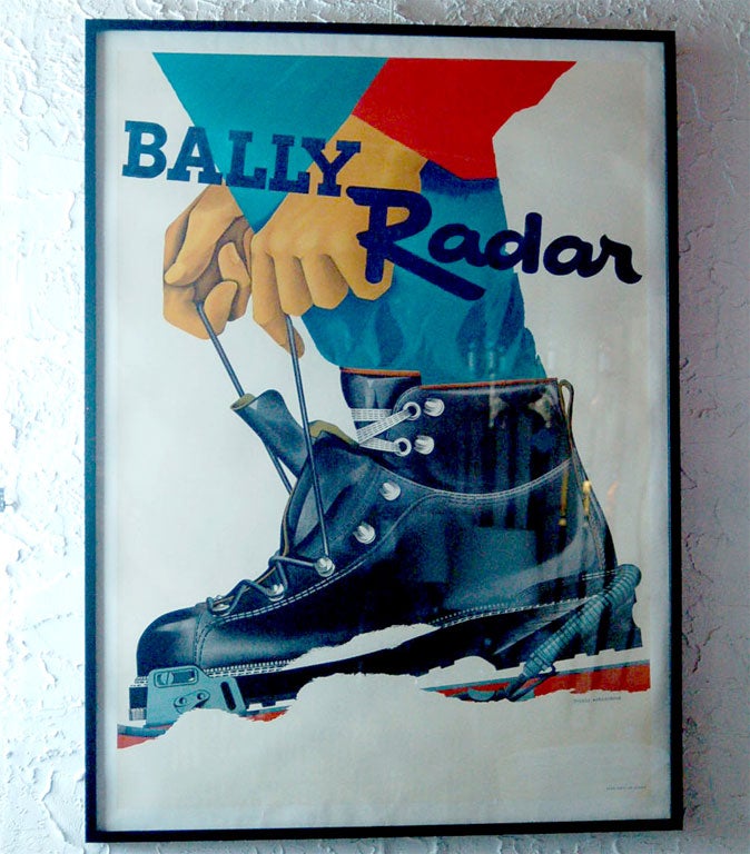 Large Bally Poster