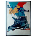 Vintage Large Bally Poster