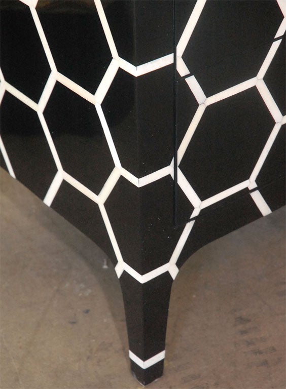 Black Lacquer and  Bone Chest 1