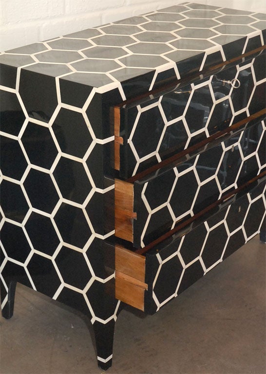 Black Lacquer and  Bone Chest 4