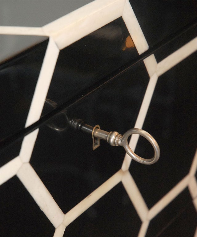 Black Lacquer and  Bone Chest 5