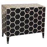 Black Lacquer and Bone Chest