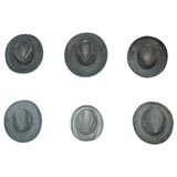 Collection of Mens Hat Molds
