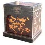 Antique Shanxi Jewelry Chest and Hat Box