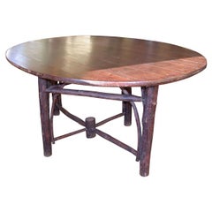 Rustic Adirondack Style Dining Table