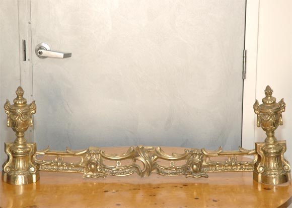 Fire Fender with Decorative Castings