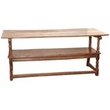 English Oak Hutch Bench Table