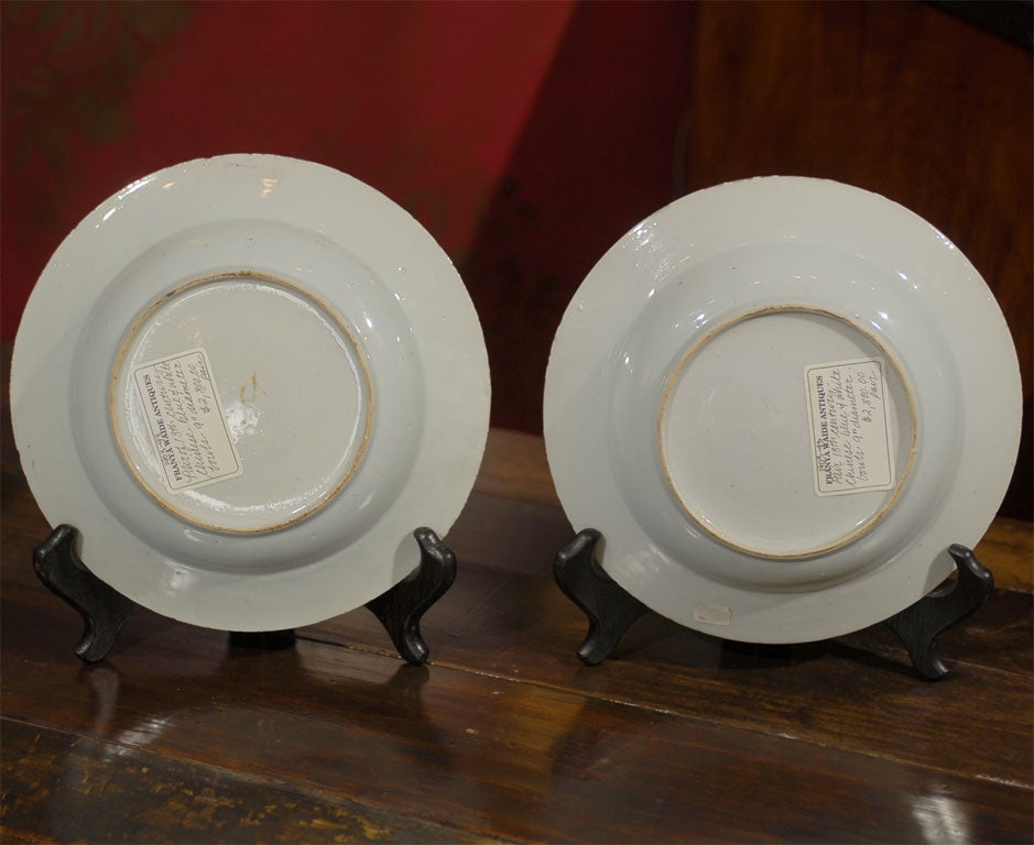 Pair of 18th C. Chinese Blue/White Bowls For Sale 6