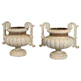 Pair of 19th Century French Painted Iron Jardinières