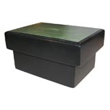 Box with Shagreen Lacquer Top by Karl Springer